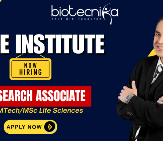 Research Associate Jobs – Bose Institute Recruitment 2025 Research Associate Jobs at Bose Institute Recruitment for Life Science Candidates