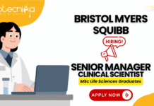 Senior Manager Clinical Scientist – clinical research jobs at BMS for life science professionals