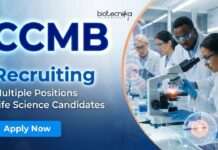 Research Jobs at CCMB – Life Science Candidates Apply Now CCMB Recruitment announces Research jobs under CSIR projects in Hyderabad. Ideal for Candidates Seeking a Career in Life Science Research.