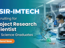 Scientist Jobs at CSIR-IMTECH for Research Jobs and Life Science Jobs
