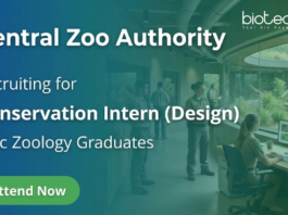 Life Science Jobs at Central Zoo Authority for Zoology Jobs and MSc Zoology Jobs