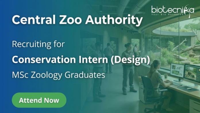 CZA Life Science Jobs at Central Zoo Authority for Zoology Jobs and MSc Zoology Jobs