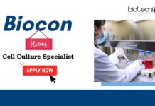 Life Science Jobs at Biocon | Hiring PhD Candidates in Chennai, India | Apply Now for a Rewarding Biocon Career