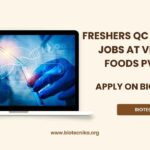Freshers QC Executive Jobs at VRD Best Foods, Apply on Biotecnika