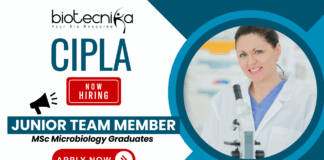 Junior Team Member Microbiology job – microbiology jobs for MSc microbiology at Cipla career