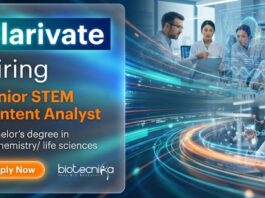 Apply for Biochemistry Jobs at Clarivate. Explore Life Science Jobs as a Senior STEM Content Analyst in Systems Biology with global exposure.