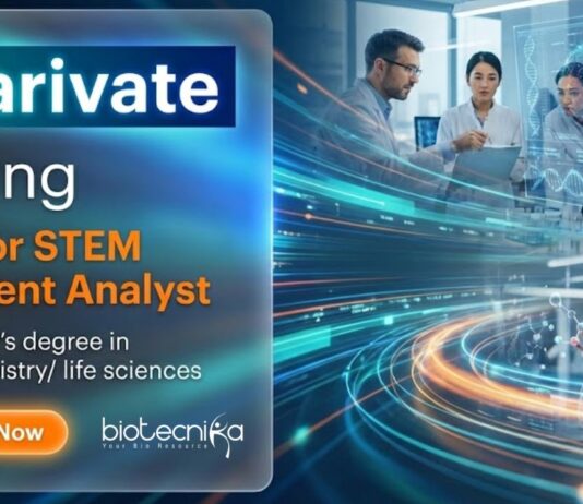 Biochemistry Jobs at Clarivate – Apply Now Apply for Biochemistry Jobs at Clarivate. Explore Life Science Jobs as a Senior STEM Content Analyst in Systems Biology with global exposure.