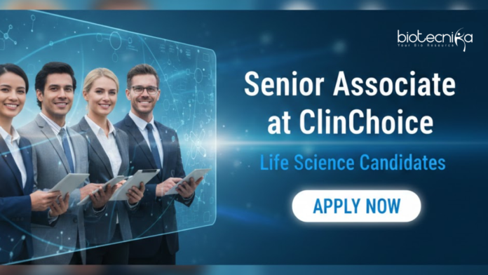 ClinChoice Regulatory affairs job Apply for Regulatory Affairs job at ClinChoice. Explore top Life Science Jobs and Build a Strong Career in Life Science.