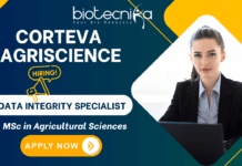 Life Science Job – Data Integrity Specialist at Corteva Agriscience Life Science Job – Data Integrity Specialist in Corteva Career for Agricultural Research Jobs