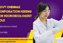 Govt Chennai Corporation Hiring For Microbiologist Role – Applications Invited Govt Microbiology Jobs - Chennai Govt Jobs - Greater Chennai Corporation Jobs