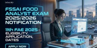 Food Analyst Exam 2026 Notification | Food Analyst 2025 | 11th FAE 2025 Notification | FSSAI Food Analyst Exam 2026 | Food Analyst Exam 2025 Notification