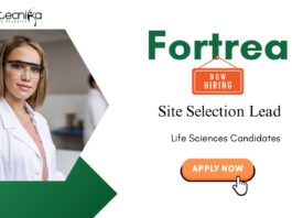 Life Science Jobs in Bangalore: Fortrea is Hiring Site Selection Lead | Life Science Candidates can Apply Now for Fortrea Career