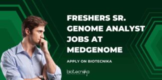 Freshers Genome Analyst Jobs - Biomedical Sciences Jobs - Biomedical Human Genetics Jobs - MedGenome Jobs Biotecnika
