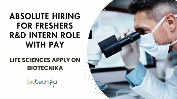 Life Sciences Intern at Absolute - Apply Online