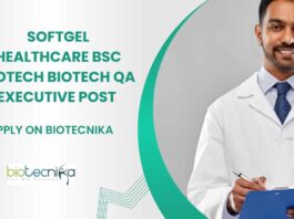 BSc Biotech Biotech QA Executive Post - Apply on Biotecnika