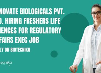 Freshers Life Science Regulatory Affairs Jobs at Renovate Biologicals