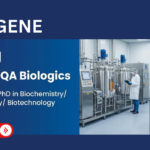 Life Sciences Jobs at Syngene. Masters or PhD in Biochemistry/ Microbiology/ Biotechnology Candidates Apply Now For Head – QA Biologics Role.