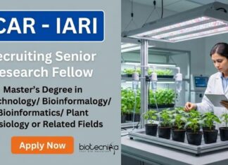 Apply for IARI Recruitment. SRF Vacancy for Life Science Graduates Seeking a Research-focused Career in Life Science at ICAR-IARI New Delhi.