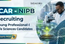 Research Jobs at ICAR-NIPB – Apply Now for Life Science Research Apply for Research Jobs at ICAR-NIPB. Explore NIPB Recruitment for Young Professional-I Life Science Jobs through Walk-in Interview.