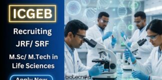 Apply for JRF/SRF Research Jobs under ICGEB Recruitment. Explore Life Science Jobs in Microbial Engineering & Fermentation Projects.