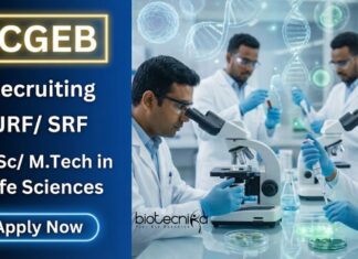 IGCEB Recruiting Life Science Candidates – Apply Now for Research Jobs Apply for JRF/SRF Research Jobs under ICGEB Recruitment. Explore Life Science Jobs in Microbial Engineering & Fermentation Projects.