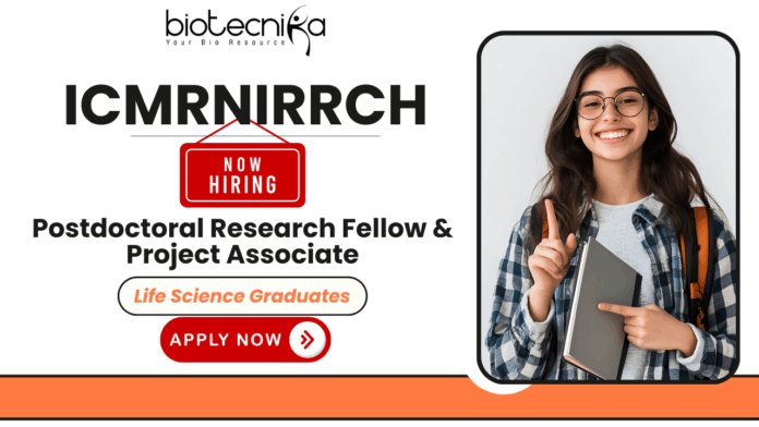 ICMR recruitment biotech jobs for Project Technical Support-III in life science jobs