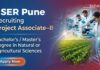 Apply for Project Associate jobs at IISER Pune. Excellent Opportunity for Candidates aiming to build a Strong Career in Life Sciences.