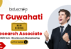 IIT Guwahati research associate jobs walk-in for life science jobs