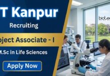 IIT Kanpur Recruitment – Apply Now for Life Science Project Associate Job Apply for IIT Kanpur Recruitment for Project Associate Jobs. Build a Strong Life Science Career through Hands-On Research Experience.