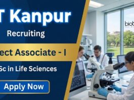 Apply for IIT Kanpur Recruitment for Project Associate Jobs. Build a Strong Life Science Career through Hands-On Research Experience.