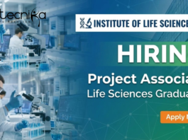 ILS Project Associate jobs 2025 for life science jobs under ILS recruitment Bhubaneswar