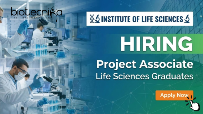 ILS ILS Project Associate jobs 2025 for life science jobs under ILS recruitment Bhubaneswar