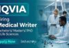 Apply for Medical Writer Jobs at IQVIA. Explore Life Science Jobs and Advance your Career in Clinical Writing, & Regulatory Documentation.