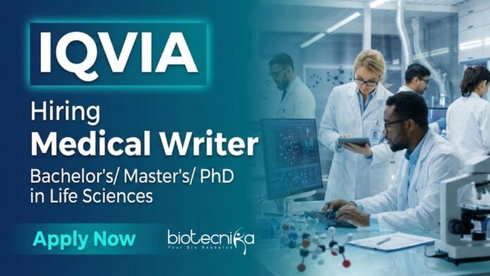 IQVIA Apply for Medical Writer Jobs at IQVIA. Explore Life Science Jobs and Advance your Career in Clinical Writing, & Regulatory Documentation.