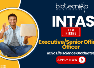 Intas Pharmaceuticals QC Walk-In Interview 2025 life science jobs and MSc microbiology jobs
