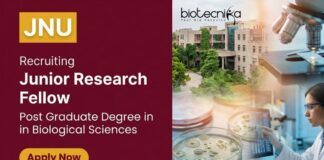 Apply for JNU Recruitment for Junior Research Fellow posts. Explore Life Science Research Jobs under CCRAS-funded Ayurveda Projects.
