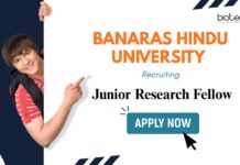 BHU Recruitment: Junior Research Fellow Position Available | MSc Biochemistry/ Zoology Candidates Apply Now | JRF Vacancy