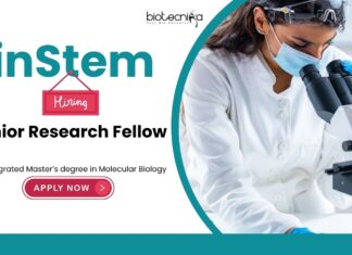 inSTEM Recruiting Junior Research Fellow – Life Science Candidates Apply Now inSTEM Recruitment: Seeking Junior Research Fellow | Molecular Biology Candidates Apply Now | Life Science Research