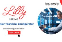 Eli Lilly Hiring Biotech Candidates – Apply Now Biotech Jobs in Eli Lilly | Hiring a Junior Technical Configurator - Biotechnology Candidates Apply Now for LIMS Jobs