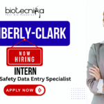 Kimberly-Clark Product Safety Data Entry Intern – toxicology jobs and life science jobs