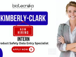 Toxicology Jobs at Kimberly-Clark | Product Safety Data Entry Intern Kimberly-Clark Product Safety Data Entry Intern – toxicology jobs and life science jobs
