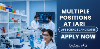 Research Jobs at IARI: Life Science Candidates Attend the Walk-in Interview IARI Recruitment 2025. Life science Research jobs for MSc Candidates in Biotechnology and Related fields. Attend the Walk-in Interview