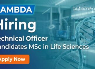 Lambda is Hiring – Apply Now for Life Science Jobs Apply for Life Science Jobs at Lambda Therapeutic Research. Explore CDM jobs as Technical Officer and Build a Successful Lambda Career