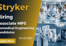 Stryker is Hiring – Apply Now for Biomedical Engineering Jobs Apply for Biomedical Engineering Jobs at Stryker as Associate MPS. Explore Associate Jobs and build a Rewarding Stryker Career.