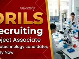 Apply for Project Associate jobs at DRILS under a BIRAC funded project. Explore biotechnology jobs and research jobs in Hyderabad.