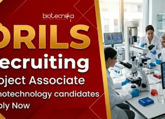 DRILS Recruiting Biotech Candidates – Apply Now for Project Associate Jobs Apply for Project Associate jobs at DRILS under a BIRAC funded project. Explore biotechnology jobs and research jobs in Hyderabad.