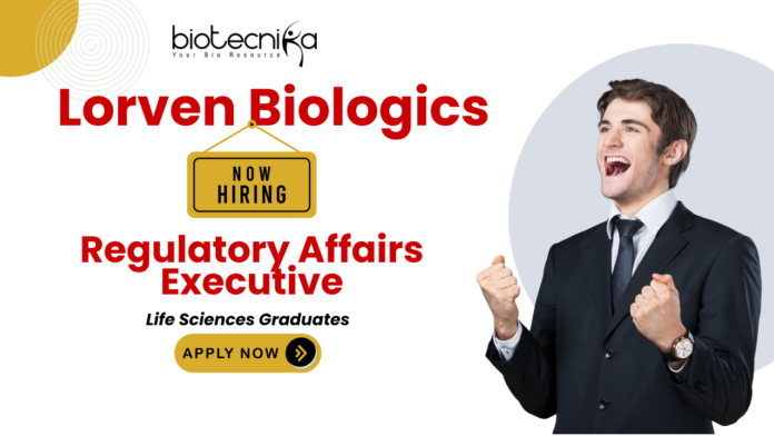 Lorven Biologics Regulatory affairs jobs at Lorven Biologics for life sciences and biotech candidates in Hyderabad