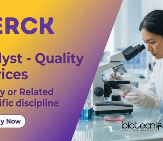 Explore Analyst Jobs at Merck Bangalore. Ideal Biology Jobs for Science Graduates Seeking a Global Merck Career