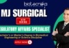 Regulatory Affairs Specialist jobs at MJ Surgical | biomedical engineering jobs Regulatory Affairs Specialist jobs at MJ Surgical for biomedical engineering and life science career seekers in Ahmedabad