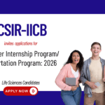 Internship Program at CSIR-IICB. Life Sciences Candidates, Apply Now. Perfect life Sciences Internship opportunity.